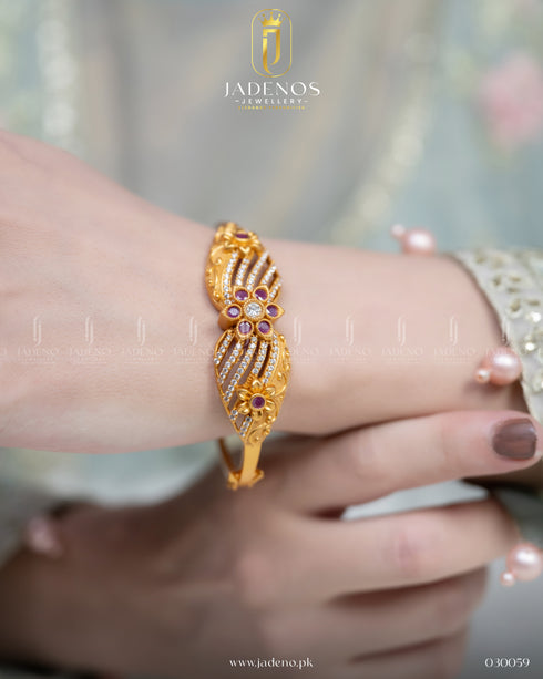 Fine Gold Plated Aura Openable Bracelet